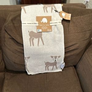 Cotton blanket made in India.